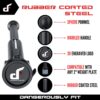 clubbell rubber coated steel