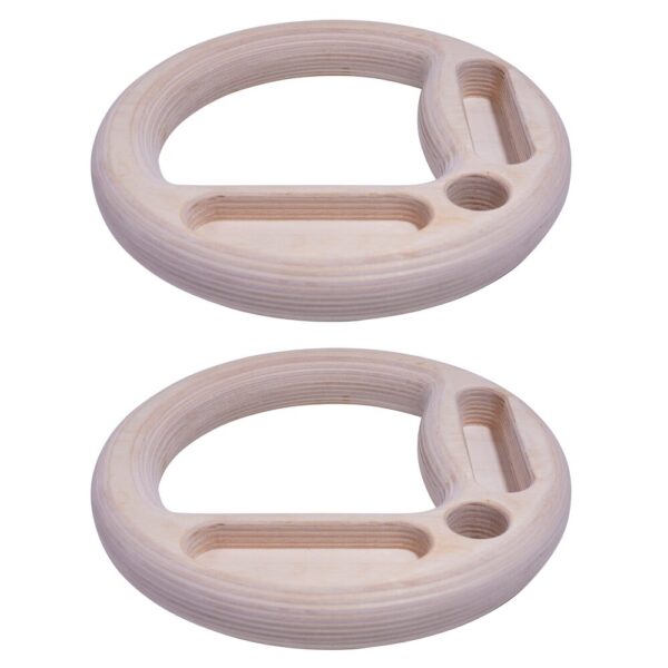 wooden gym rings